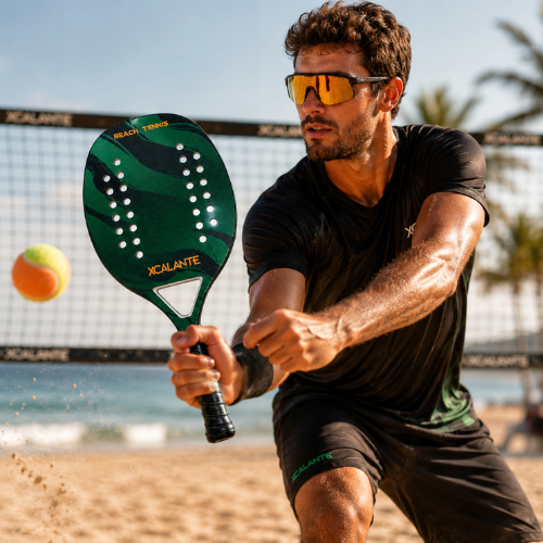 Raquete Beach Tennis XCalante Desempenho Conforto e Durabilidade com Fibra de Carbono