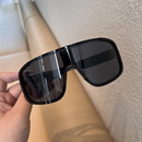 Óculos de sol para esportes ao ar livre, à prova de vento, com armação oversized, UV400, unissex, para ciclismo e moto.